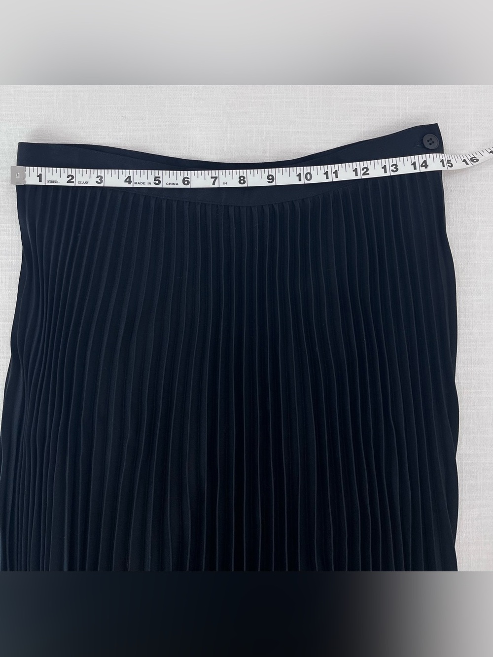 Vintage Christian Dior Separates Black Pleated Maxi Skirt Size 14 Modern size 8 - Picture 4 of 5